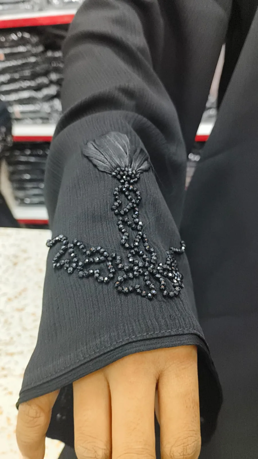 Emirates Brand – Zoom Aari & Organza Handwork